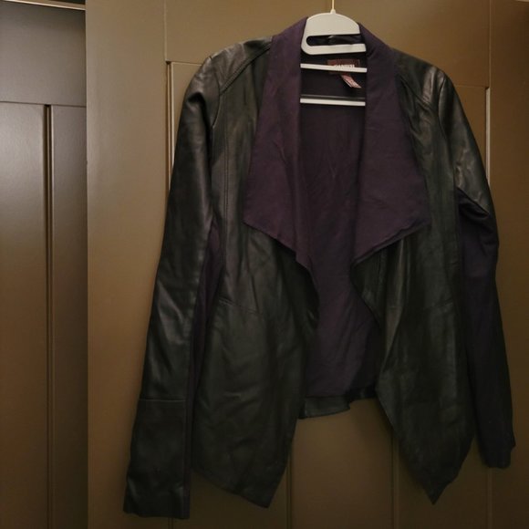 Danier Cloth and Leather Jacket - Picture 1 of 4